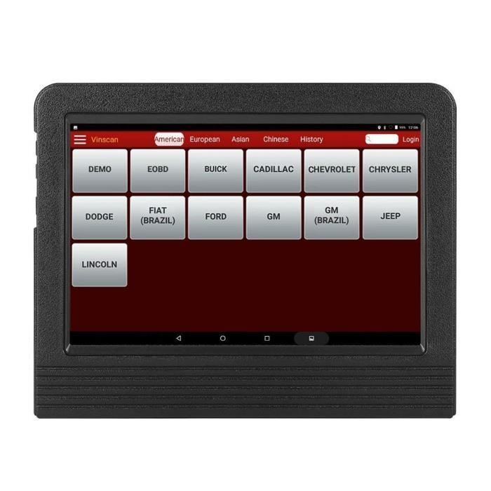 Launch X-431 V+ Scanner de Diagnostic Voiture pour Système Complet Valise Multimarque sur Android Tablette avec 2 Ans Mise à Jour