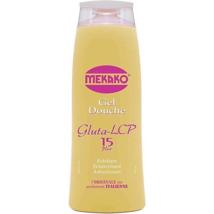 Gel Douche Gluta Lcp Exfoliant Eclaircissant Adoucissant, Citronnelle