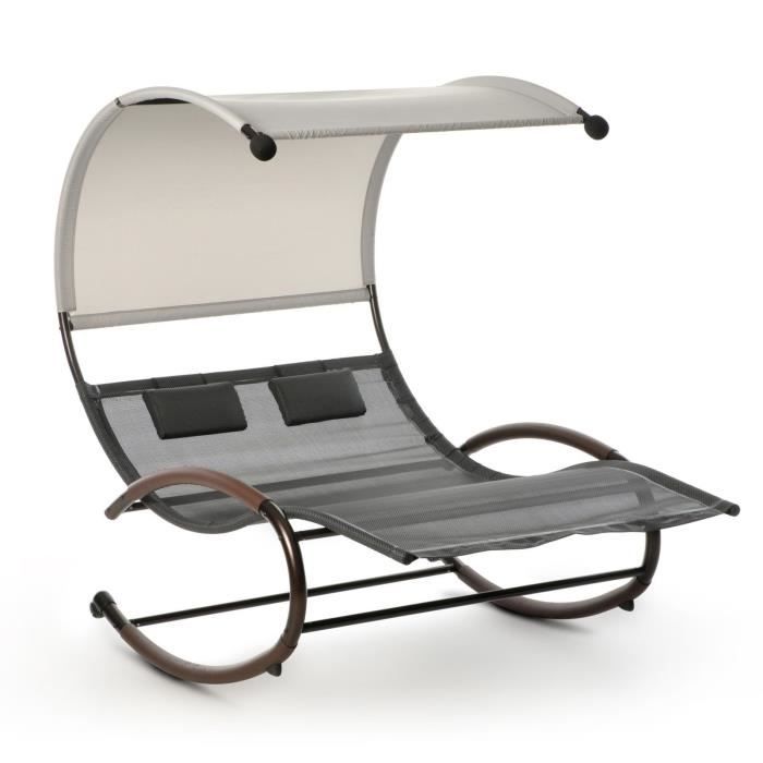 Design Balancoire Chaise Longue De Soleil Balancelle Salon Double Chaise Longue Achat Vente Chaise Longue Design Balancoire Chaise Cdiscount