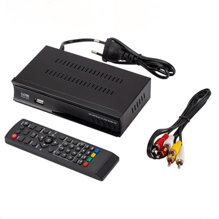Récepteur terrestre DVBT2 TV Tuner DVB S S2 Support de récepteur