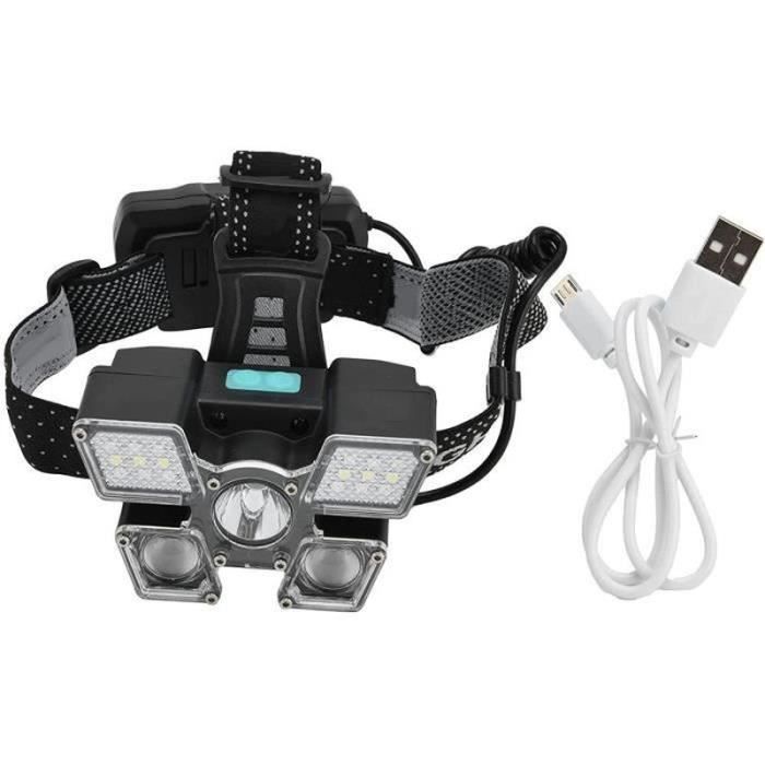 Lampe Frontale Shayson - Ultra Puissante 1000m, Capteur Gestuel, Recharge Type-C, Autonomie 24h, Étanche IPX4