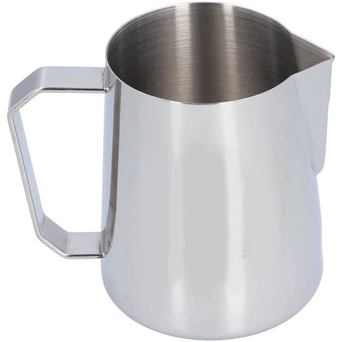 Pichet à Lait Inox 400 Ml Pour Latte Art - Bec Pointu, Acier Inoxydable 304, Professionnel