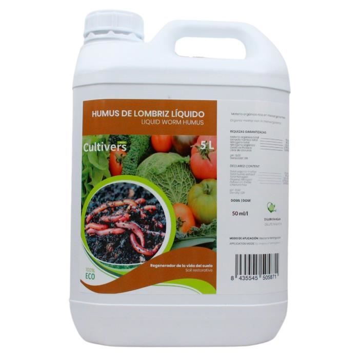 Cultivers Calcio Tomates Líquido De 10 L. Corrector De Carencias De Calcio Para Hortalizas Fertilizante Organico Natural