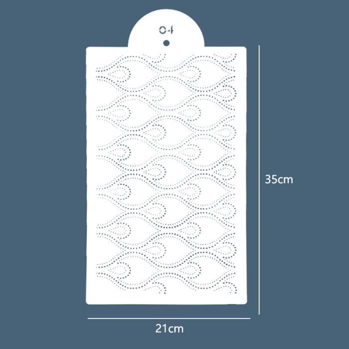 Uposao Tapis À Dentelle Moule À Fondant En Silicone Gaufrage