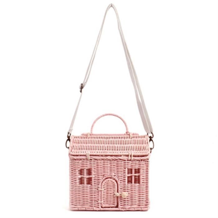 Panier De Rangement Vintage En Similicuir Noir - Organisateur Porte-revues Avec Anses