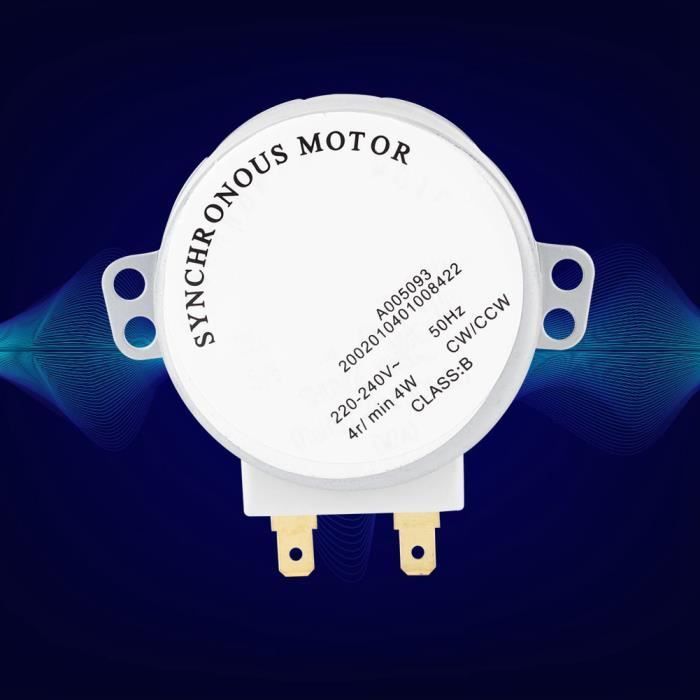 Cuque moteur synchrone réversible TYJ50-8A7 Micro moteur synchrone AC 220-240V 4RPM CCW / CW pour ventilateur électrique