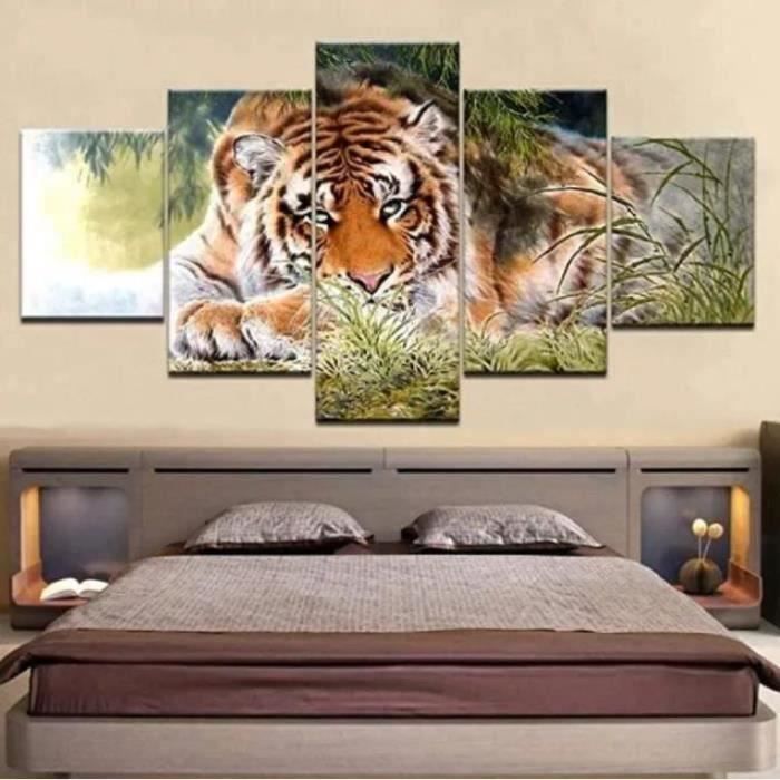 Autocollant Mural 3D Tigre Blanc – Décoration Adhésive, Vinyle Résistant à L’eau, Facile à Poser Et à Retirer - 8