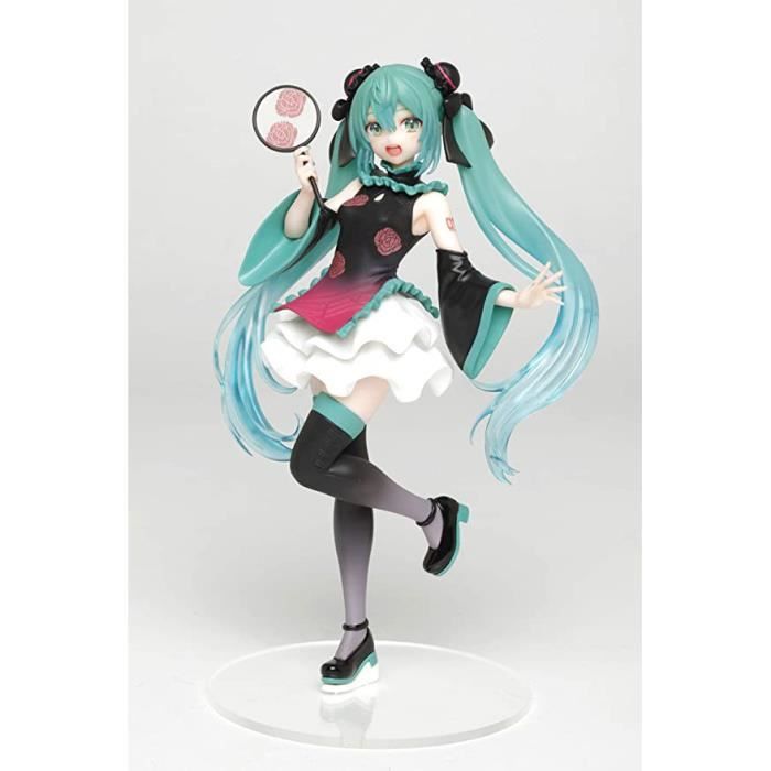 Figurine Hatsune Miku 15 Cm - Poupée PVC Avec Accessoires Et Visages Interchangeables