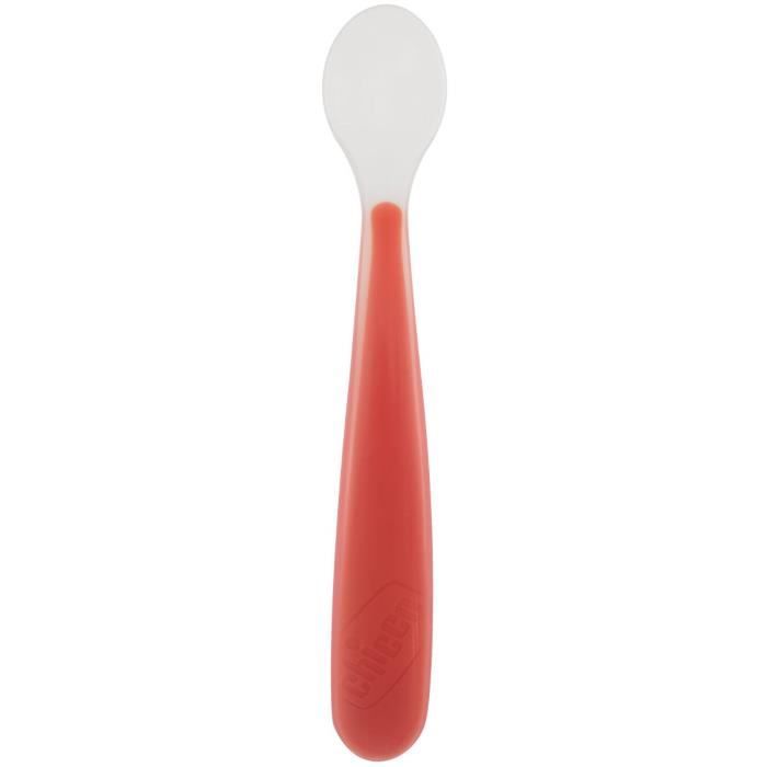 Chicco Ma Premi/ère Cuill/ère Souple Bout en Silicone x 2