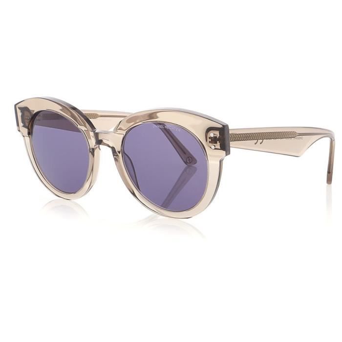Daniel Hechter lunettes de soleil DHS224 femmes rondes cat. 3 creme violet Achat Vente lunettes de soleil Femme Black Friday Cdiscount