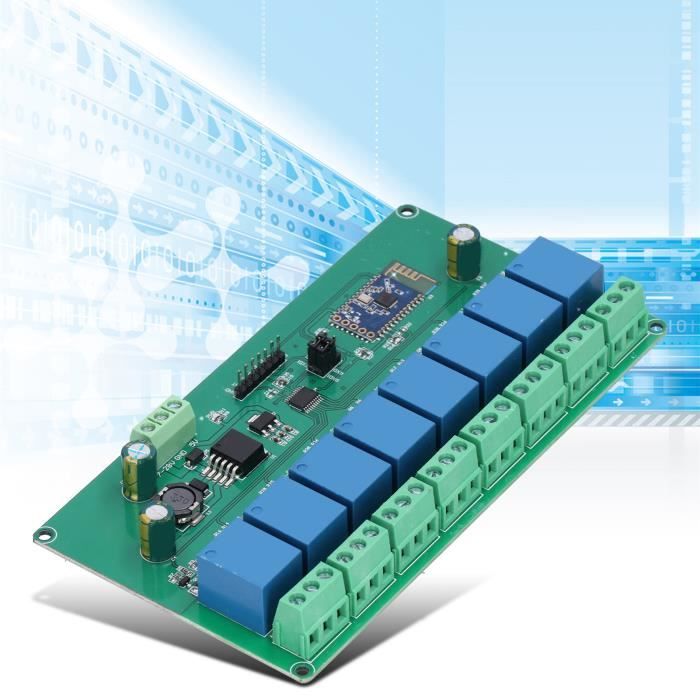 Module relais - Non spécifié - 8 canaux - Bluetooth - Portée 10 mètres ...