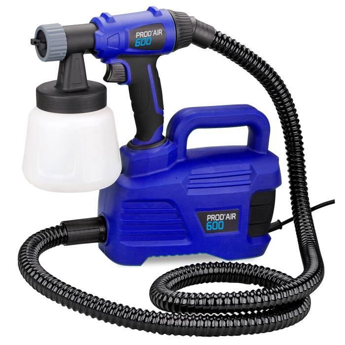 domac station de peinture hvlp prod air 600 600 w bleu cdiscount bricolage