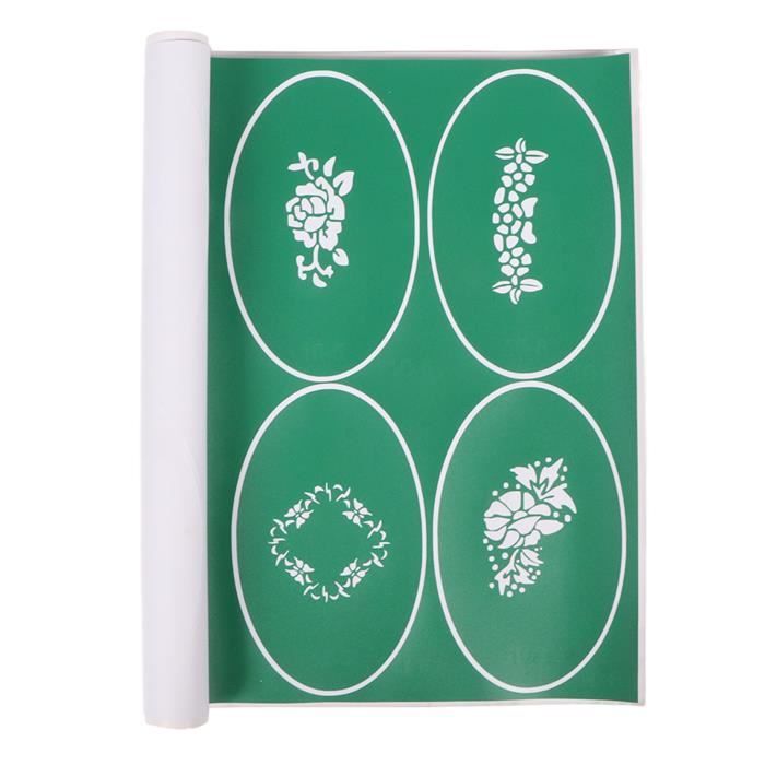 Zernblend 24 Pièces Ensemble Pochoirs Sashiko - Matelassage Main Et Gaufrage 12x12 Cm Pour Scrapbooking Et Artisanat