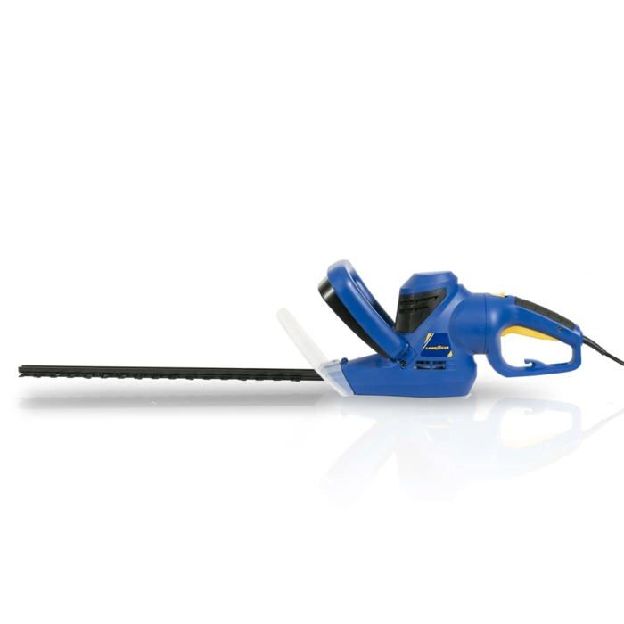 Taille-haies 450W Poignée rotative 90° Guide 50 cm Double frein de sécurité GOODYEAR