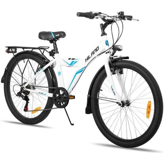 VTT Pour Enfants Glerc Mars 20 Pouces - Freins à Disque, 6 Vitesses Shimano - Pour 6 à 12 Ans (120-150cm)