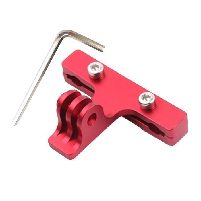 Support De Caméra Pour Guidon Moto/Vélo - Pince Réglable En Alliage Alu - Compatible 1/4" - Ajustable 1,5 à 4 Cm
