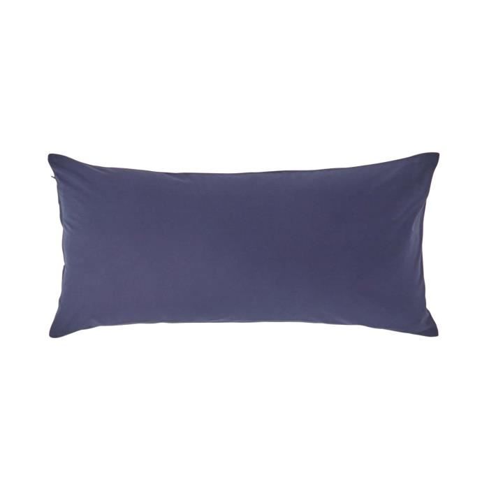 Taie doreiller - Homescapes - 40 x 80 cm - 100% coton égyptien - 200 fils - Bleu marine Taie doreiller - Homescapes - 40 x 80 cm - 100% coton égyptien - 200 fils - Bleu marine