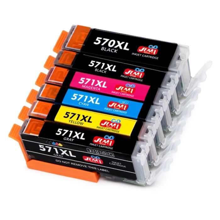 Canon 570 Compatible Avec Canon Pixma Mg5750 Ts6050 Ts6051 Ts6052 Mg5751 Ts5055 Ts5050 Mg5753 Mg6850 Cdiscount Informatique