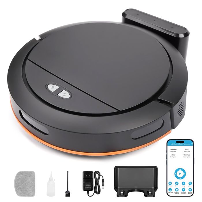 Robot Aspirateur Laveur Ultenic T10 Avec Station - Neuf, Puissance Silencieuse