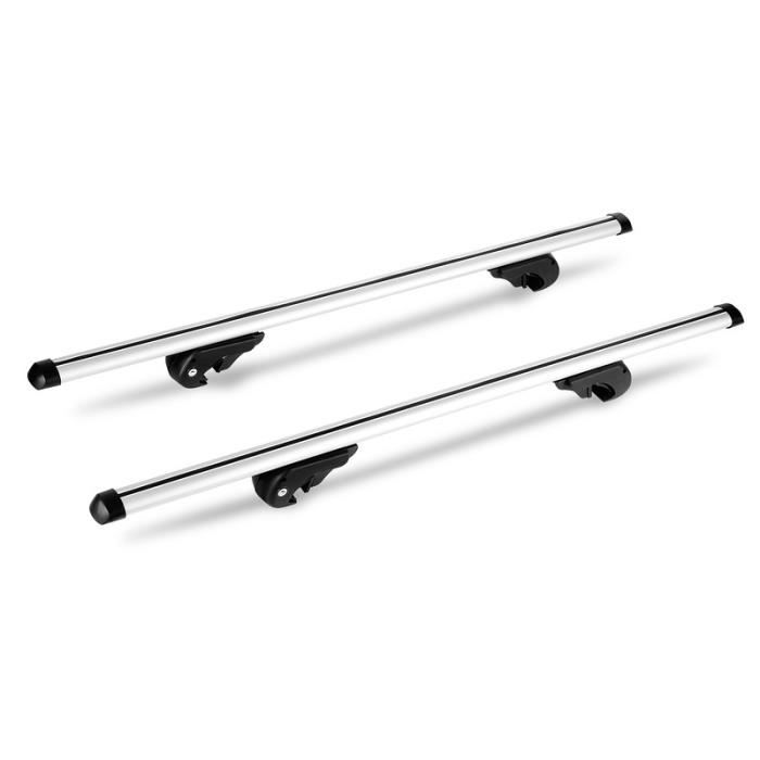 Barres De Toit Transversales Argentées Pour Peugeot Expert (2016 Et +) - Marque TURTLE - Neuf