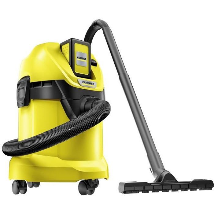 Aspirateur Eau Et Poussière Sans Fil KARCHER WD 3 – 300W, 17L, 36V