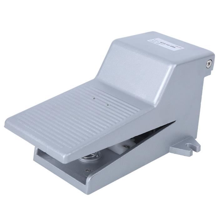 Pédale Pneumatique 2 Positions 5 Voies – Clapet Aluminium Verrouillable, Commande Au Pied Industrielle Durable