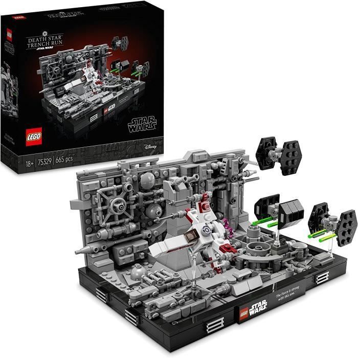 Maquette LEGO Star Wars - LEGO - 75329 - Diorama Étoile de la Mort - Chasseur TIE - Chasseur X-wing