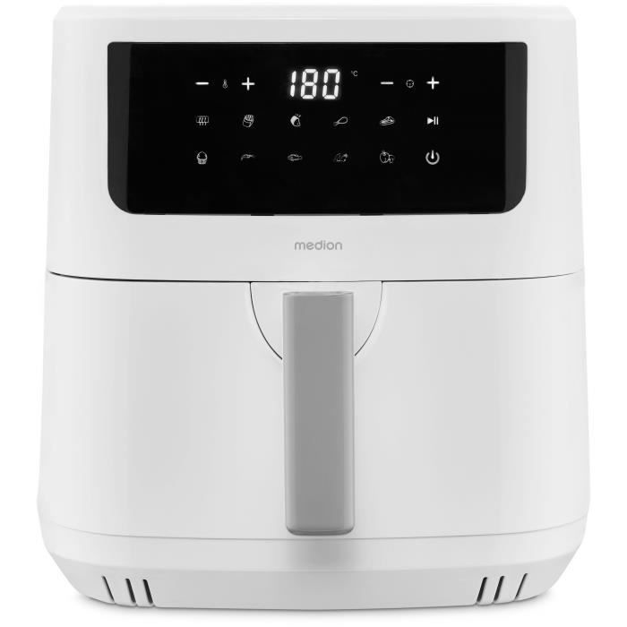 Friteuse à Air Chaud MEDION 50073000 Ecran tactile 9 programmes