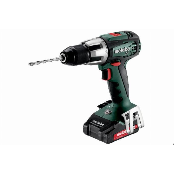 Perceuse visseuse à percussion METABO SB 18 LT 2 x 2 0 Ah 18 V 13 mm