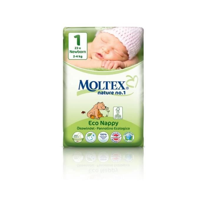 Moltex 23 Couches Jetables T1 Nouveau Ne 2 4 Kg Achat Vente Moltex 23 Couches Jetables Cdiscount