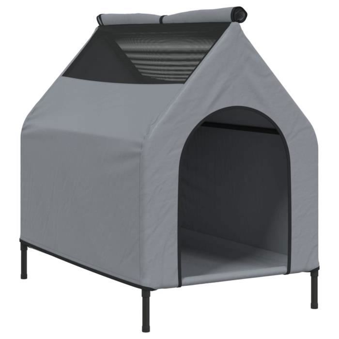 Comparer les prix de Niche pour chien - Mothinessto - DX14103 - Tissu Oxford 600D - Acier enduit de poudre - Anthracite