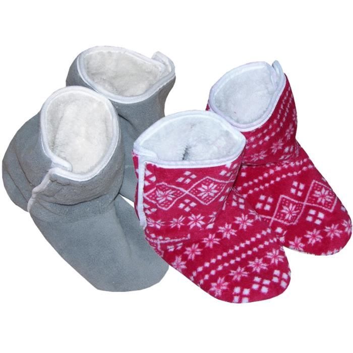 bottines chaussons