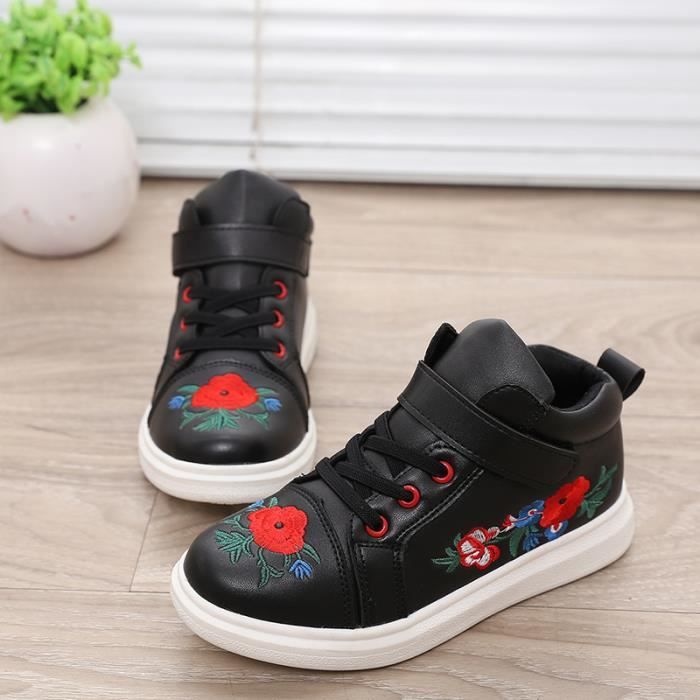 Baskets Diesel Pour Garçon - Noir - Velcro - Occasion - Pour L'École