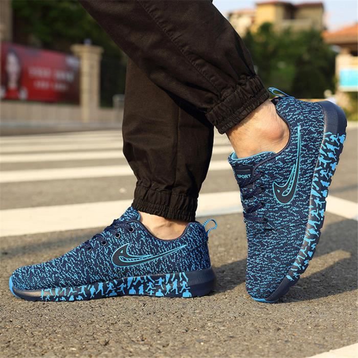 Homme en cuir Running Baskets Sneakers à Lacets Casual Fashion Gym Chaussures Taille UK Homme en cuir Running Baskets Sneakers à Lacets Casual Fashion Gym Chaussures Taille UK