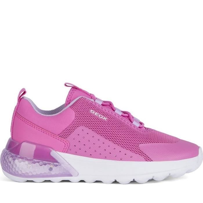 Geox Baskets - GEOX - ACTIVART ILLUMINUS SNEAKERS - Fermeture Lacets - Rose - Fille