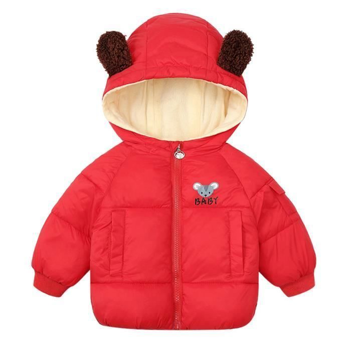 Manteau Coupe-vent épais Pour Enfant 3 Ans – Veste à Capuche, Extérieur Chaud, Design Tendance 2025