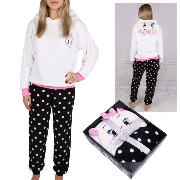 Pyjama polaire deux pièces pour fillette style princesse Pyjama polaire deux pièces pour fillette style princesse