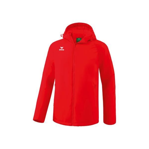 veste d'hiver erima team - rouge - xxxl - homme - multisport - étanche à l'eau - rembourré