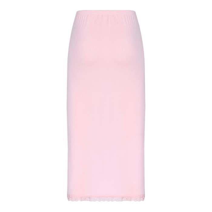 yizyif femme jupon sous robe jupe sculptante fond de jupe lingerie sous-vêtement type b rose clair