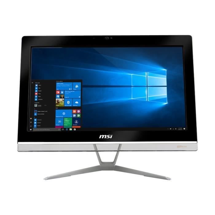 Vente Ordinateur de bureau MSI Ordinateur Tout-en-un Pro 20EX 7M 033XEU - 1 x Celeron G3930 / 2.9 GHz - RAM 4 Go - HDD 1 To - HD Graphics 610 - GigE pas cher Vente Ordinateur de bureau MSI Ordinateur Tout-en-un Pro 20EX 7M 033XEU - 1 x Celeron G3930 / 2.9 GHz - RAM 4 Go - HDD 1 To - HD Graphics 610 - GigE pas cher