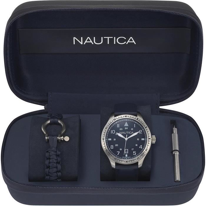 Montre nautica homme prix on sale