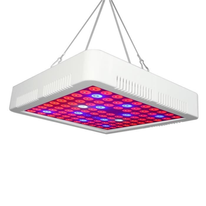 Lampe De Croissance LED DIKHEE 150W - Spectre Complet 216 LEDs Pour Plantes D'Intérieur - Économie D'Énergie Avec Crochet