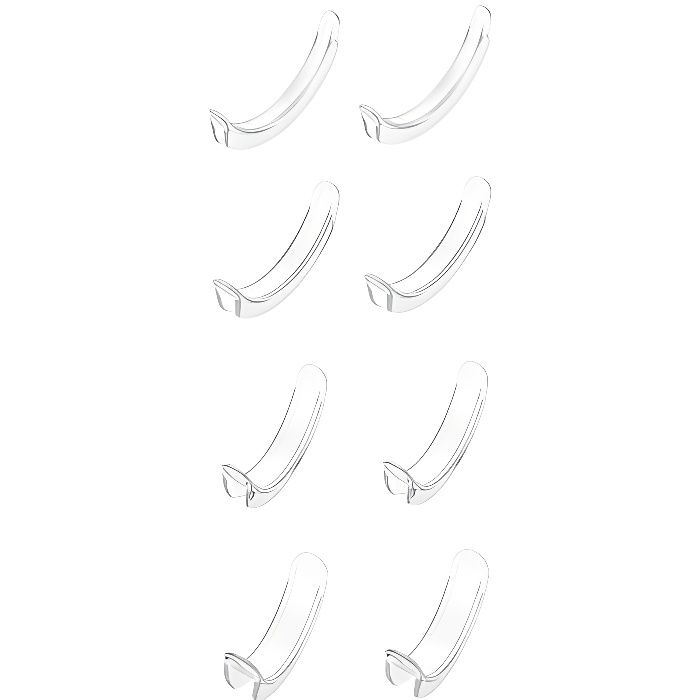 Comparer les prix de 8 PCS Bague SIZER pour les anneaux en vrac Invisible Ring ARING AVEC L'outil de mesure de la sonnerie pour femmes