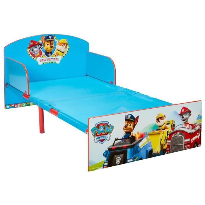 Lit Enfant Motif Paw Patrol La Pat Patrouille Dim L 143 X 77 H 59 Cm