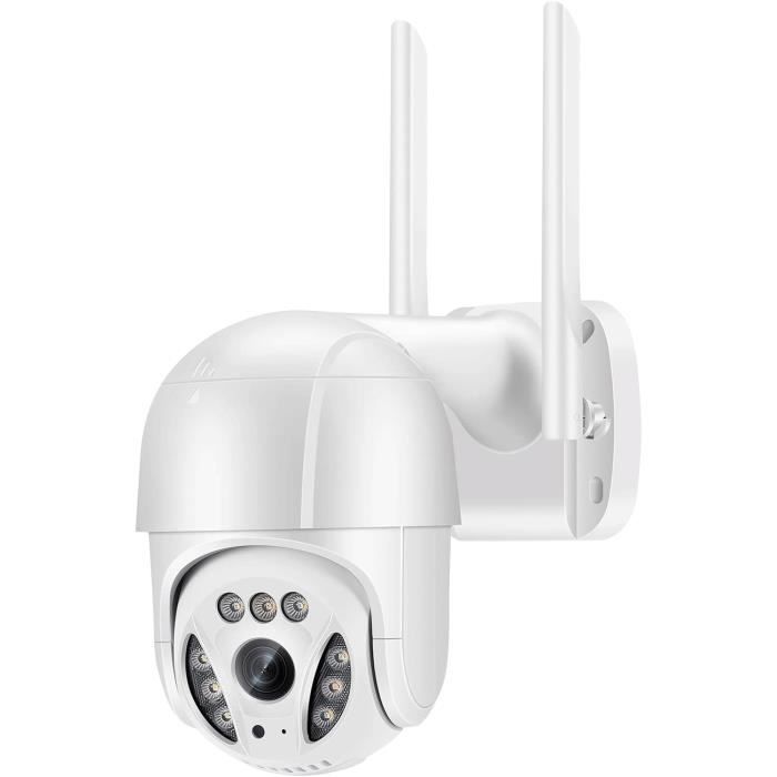 Caméra Surveillance Wifi Exterieure Sans Fil, 2K Caméra De Sécurité