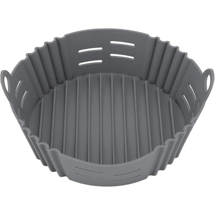 Pot En Silicone Pour Ninja Friteuse À Air Double, 2Pcs Doublures De Friteuse À Air Réutilisables