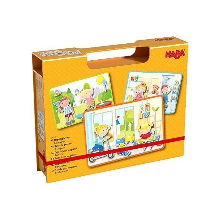 Haba 305076-Jeu Magnétique-Box-Jardin d'enfants 