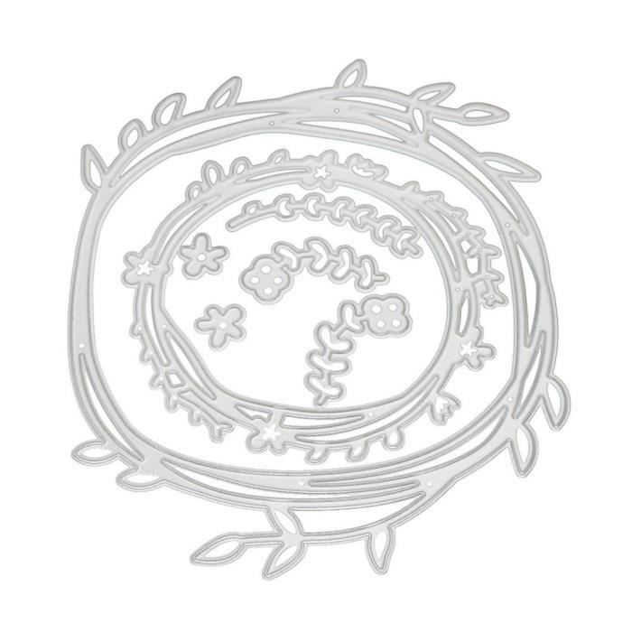 1 Pochoir A Decouper En Metal A Faire Soi Meme Pour Scrapbooking Gaufrage Album Papier Carte A La Main Argente F Achat Vente Planche A Decouper 1 Pochoir A Decouper En Cdiscount