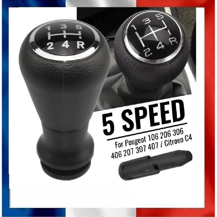 Pommeau De Levier De Vitesse 5 Vitesses Pour Opel Corsa D/E (2006-2019) – Référence 009140093, Noir