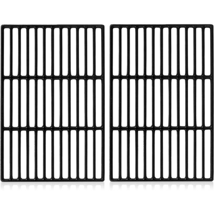 Grilles De Rechange En Fonte émaillée Pour Barbecue Tepro Toronto XXL - Lot De 2 - 46 X 71 Cm - Marquage Parfait - 8